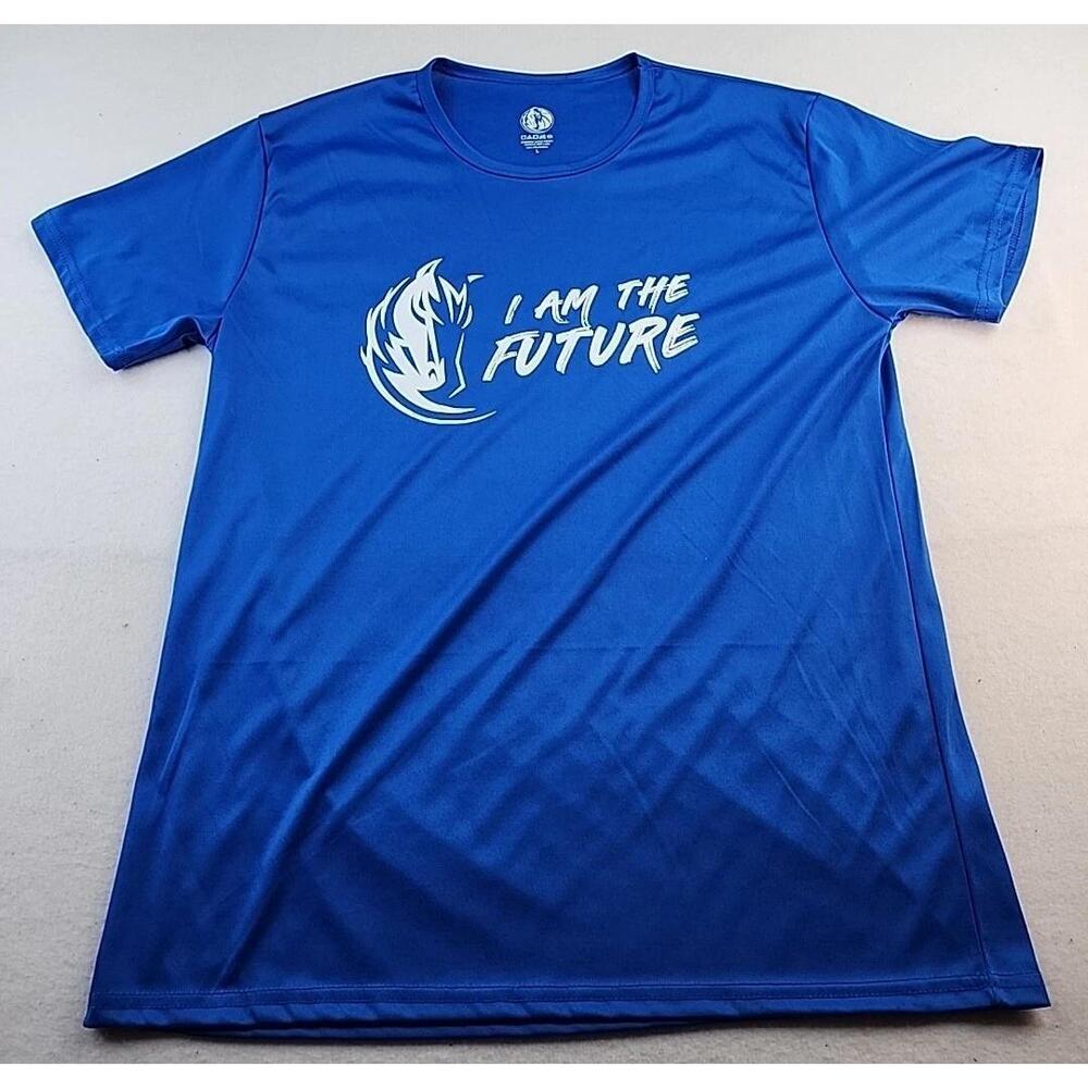 Dallas Mavericks  Future  Mens  Blue Polyester T-Shirt